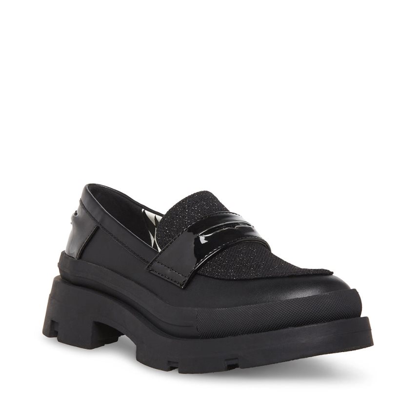 Zapatos Plataforma Steve Madden Jlawrnce Niños Negras | ES AP9E68